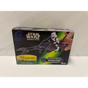Vintage Star Wars Speeder Bike Power Racing Scout Trooper Kenner Collectible